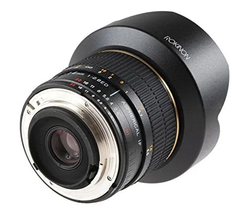Rokinon FE14M-C 14mm F2.8 Ultra Wide Lens for Canon (Black)