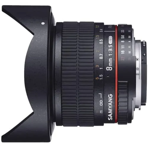 Samyang 8mm F3.5 Fisheye UMC II MFT APS-C Lens