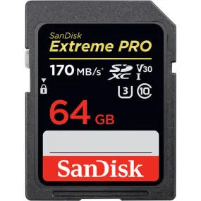 SanDisk Extreme PRO SDXC UHS-I 64GB (170 MB/s)