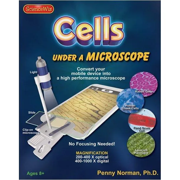 ScienceWiz Cells Under A Microscope