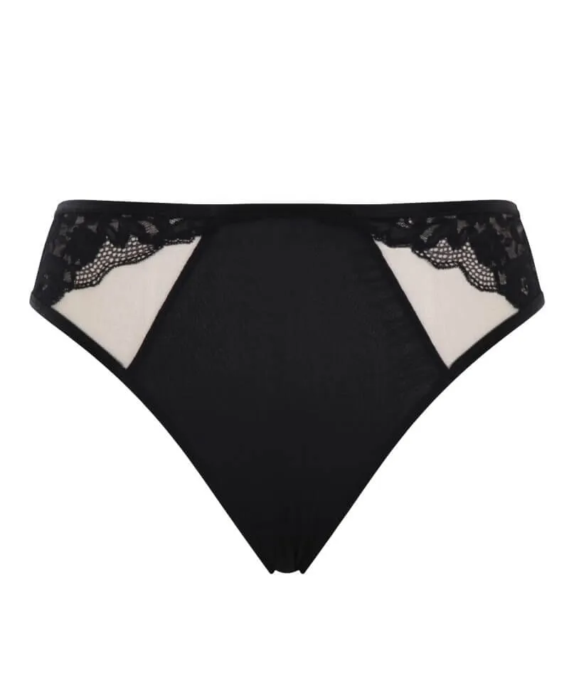 Sculptresse Josephine High Leg Brief - Black/Latte