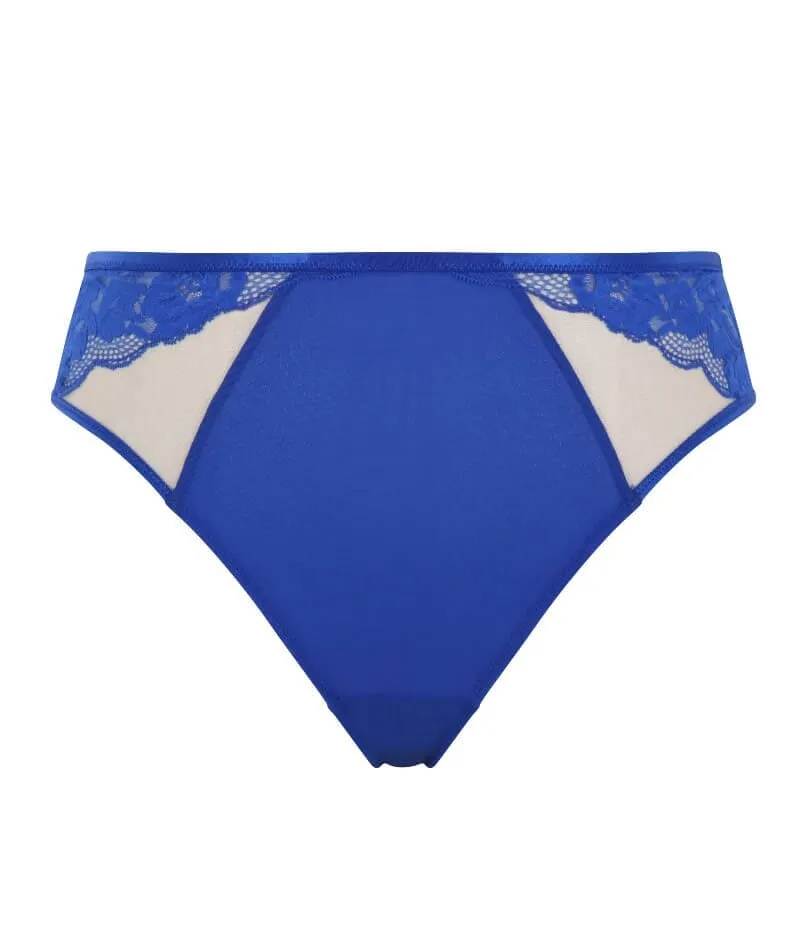 Sculptresse Josephine High Leg Brief - Cobalt / Latte