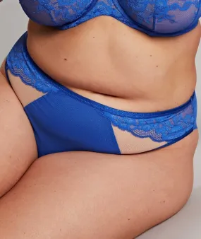 Sculptresse Josephine High Leg Brief - Cobalt / Latte