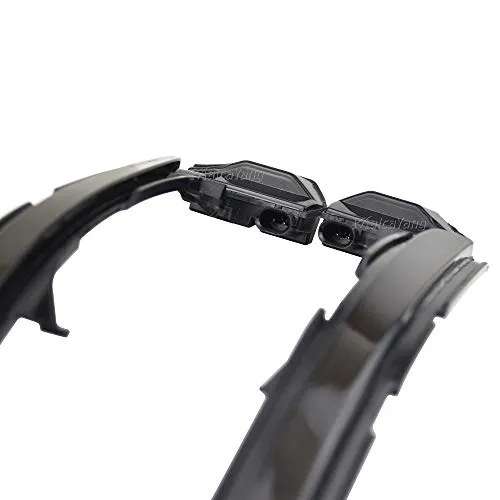 Side Mirror Turn Signal Indicator Dynamic Blinker Light Compatible with Jaguar XE X760 XF X250 X260 XJ X351 F-Type X152 I-Pace XK XKR X150