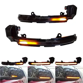 Side Mirror Turn Signal Indicator Dynamic Blinker Light Compatible with Jaguar XE X760 XF X250 X260 XJ X351 F-Type X152 I-Pace XK XKR X150