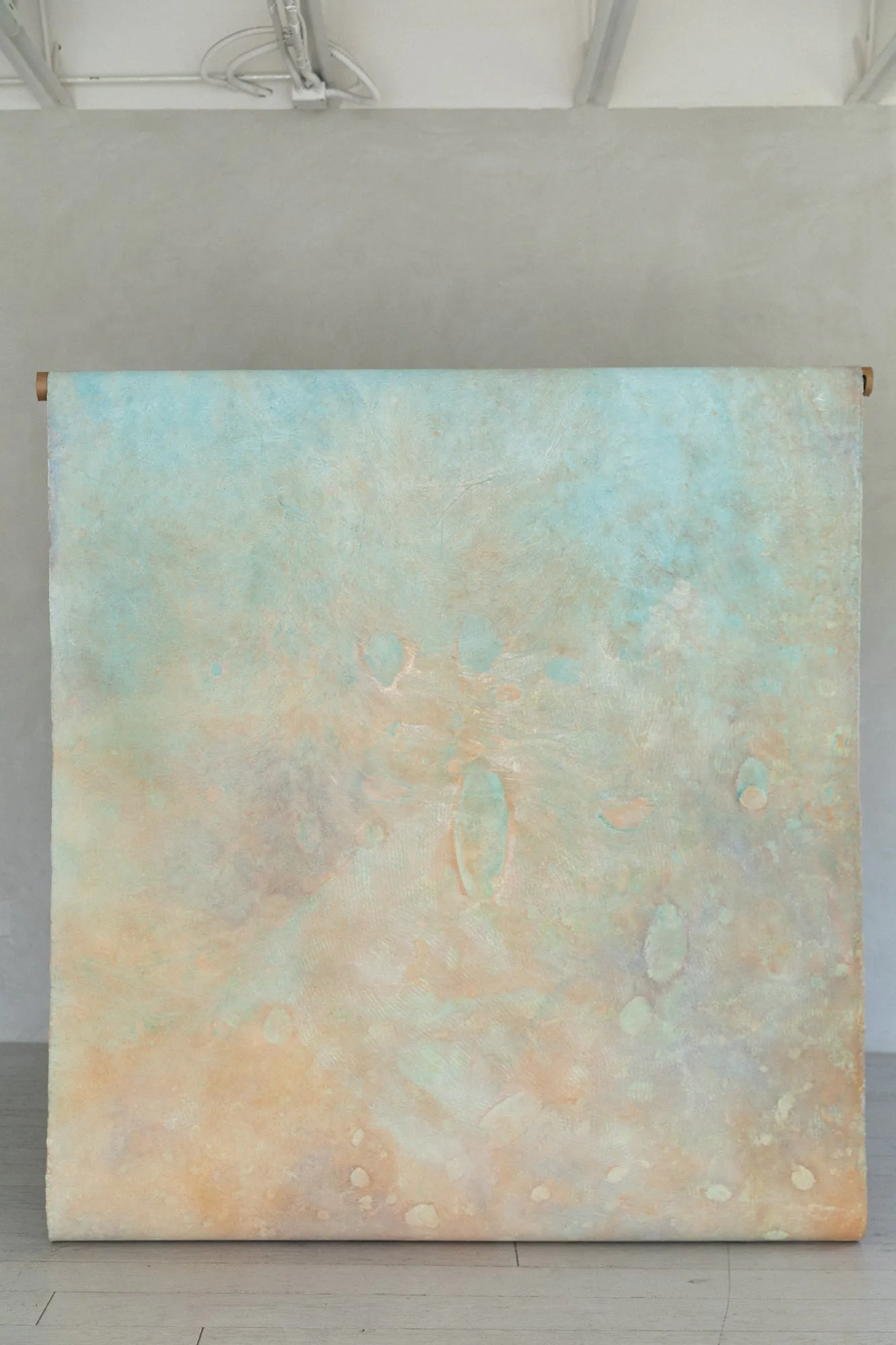 Sistine Palette #0519 // Medium Hand-Painted Canvas Backdrop Painting