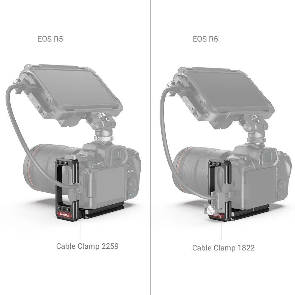 SmallRig L-Bracket for Canon EOS R5 and R6 2976B
