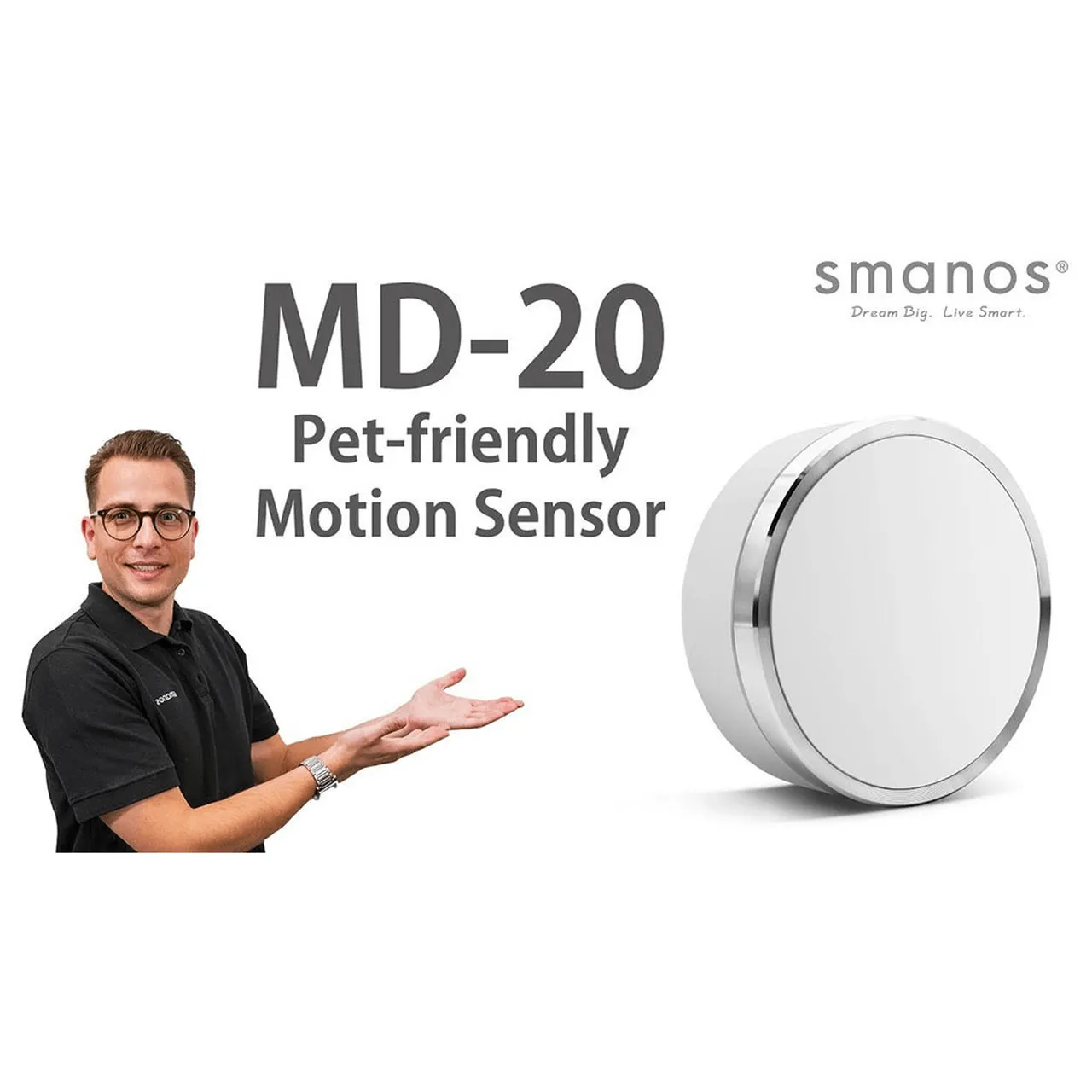 Smanos Pet Friendly Motion Detect Sensor Wireless MD-20