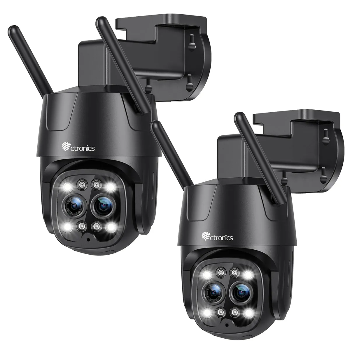 Smart 2K 4MP Indoor/Outdoor Camera Dual Lens and 6X Hybrid Zoom & 5G/2.4GHz wifi