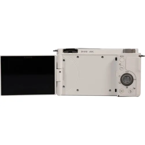 Sony ZVE10/W Mirrorless Camera, Body Only, White