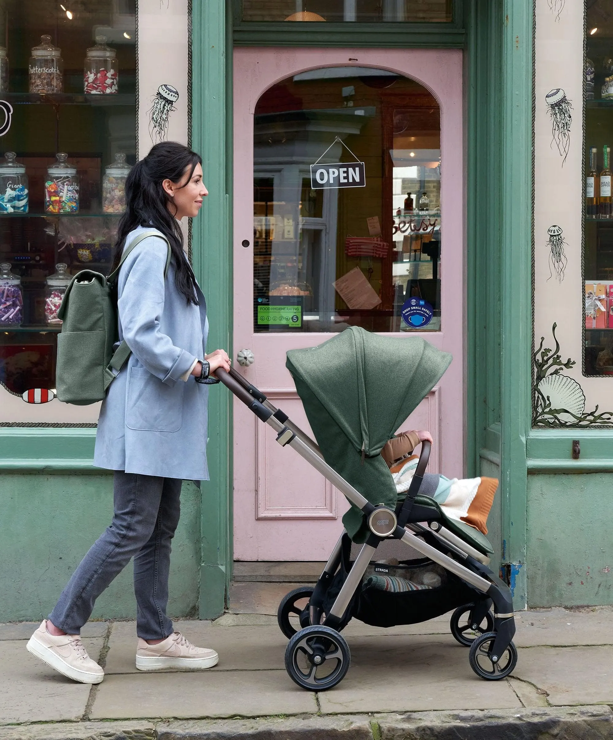 Strada Pushchair Bundle With Cloud T Car Seat & Base (8 Pieces) - Ivy