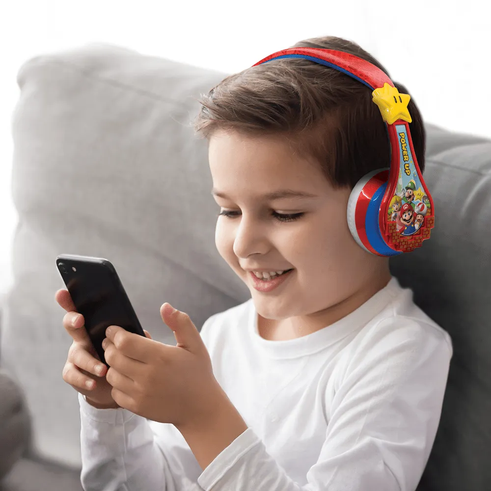 Super Mario Bluetooth Headphones for Kids