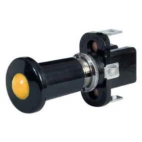 Switch Push/Pull Iluminated Amber 12 volt LED bg1