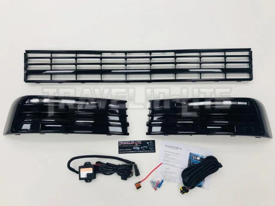 T5.1 - T6 Premium facelift kit (Includes NEW V3 BLACK DRL Headlights)