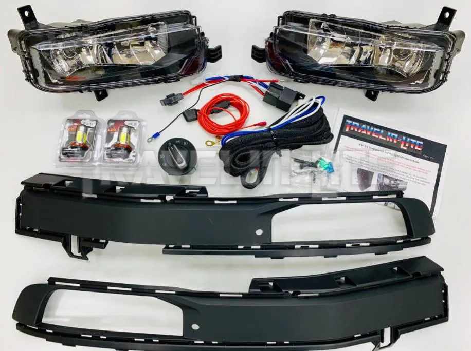 T5.1 - T6 Premium facelift kit (Includes NEW V3 BLACK DRL Headlights)