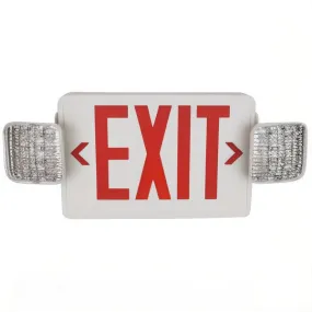 TCP LED Universal Combo Emergency Exit Sign with Battery Backup, UL Listed, Red/Green Letters, Remote Capable, 120-277V, 90-Minute Emergency Lighting, Commercial Emergency Lighting, Single & Multi-Pack Options