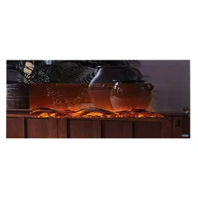 The Onyx Mirror Glass 80008 50 Inch Wall Mounted Electric Fireplace