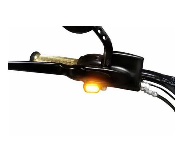 Thunderbike 41-99-1262 Stripe Mini LED Indicators Polished, Harley Touring Hydraulic Clutch