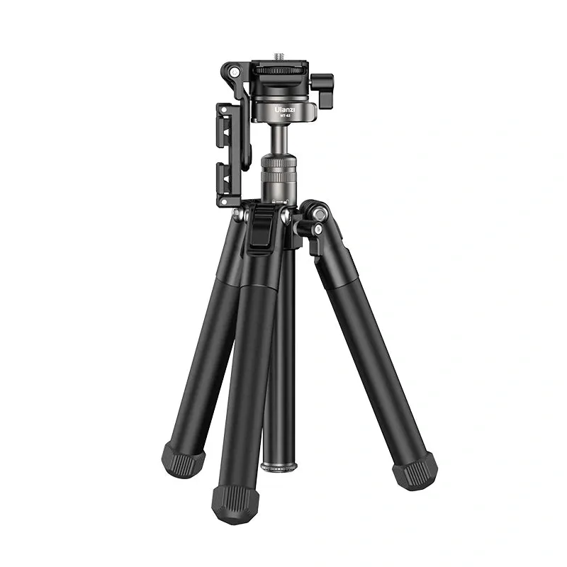 Ulanzi MT-63 Portable Camera Tripod Monopod with 360° Panoramic Head, Built-In Phone Clip, Horizontal, Vertical, and Center Shaft Inverted Shooting Mode, 26cm to 150cm Adjustable Height for Smartphone, DSLR, SLR, Mirrorless | T028GBB1