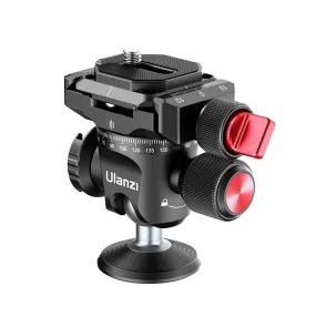 Ulanzi U-120 Tripod Head Ball Head Rotating 360° Panoramic Ball Head with 1/4 Inch Screw for Monopod DSLR Cameras