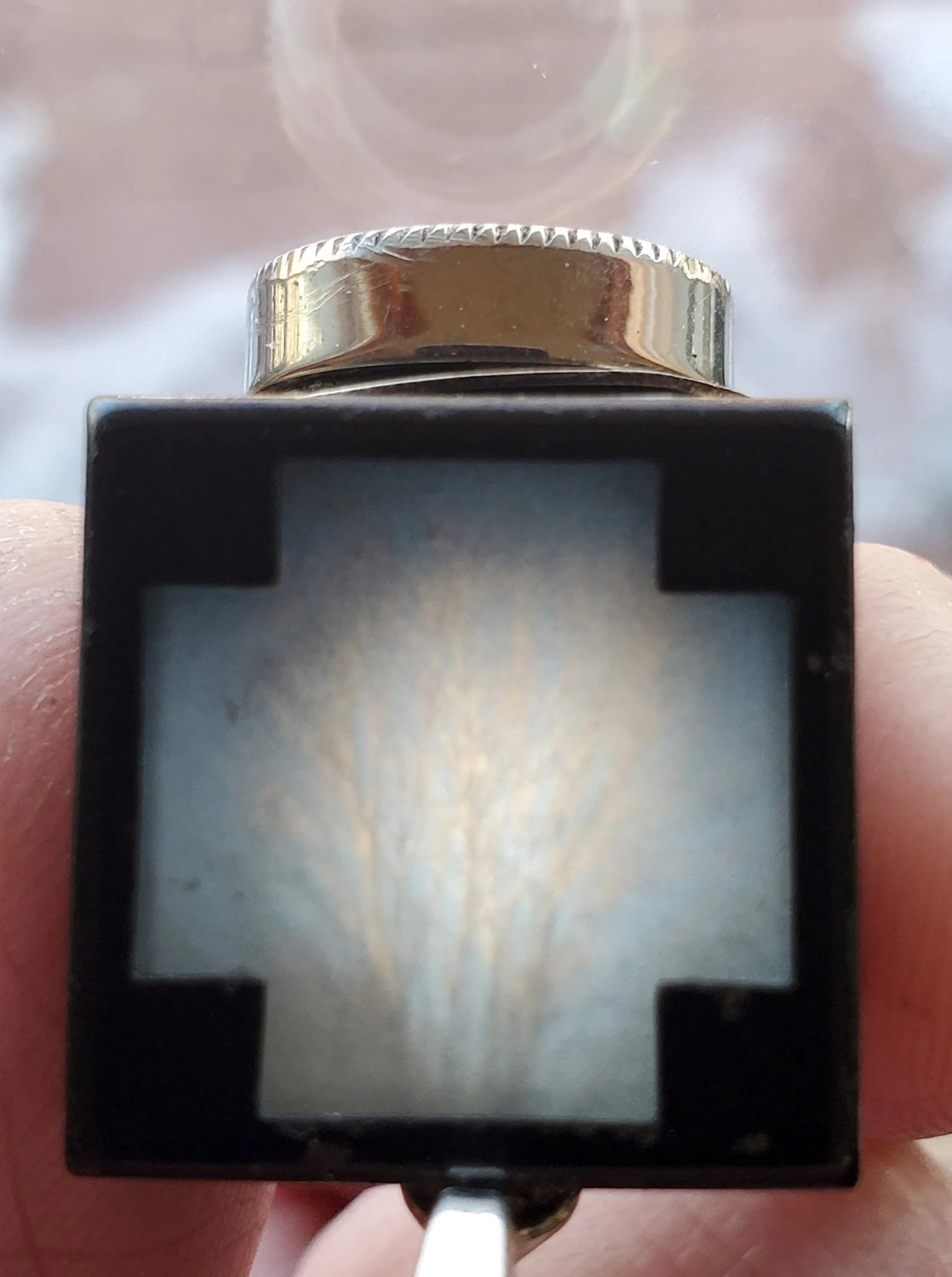 Vintage Frosted Viewfinder Pendant Necklace, Gift For Her, Eco-friendly upcycled Statement Jewelry, gift for her, handmade steampunk jewelry