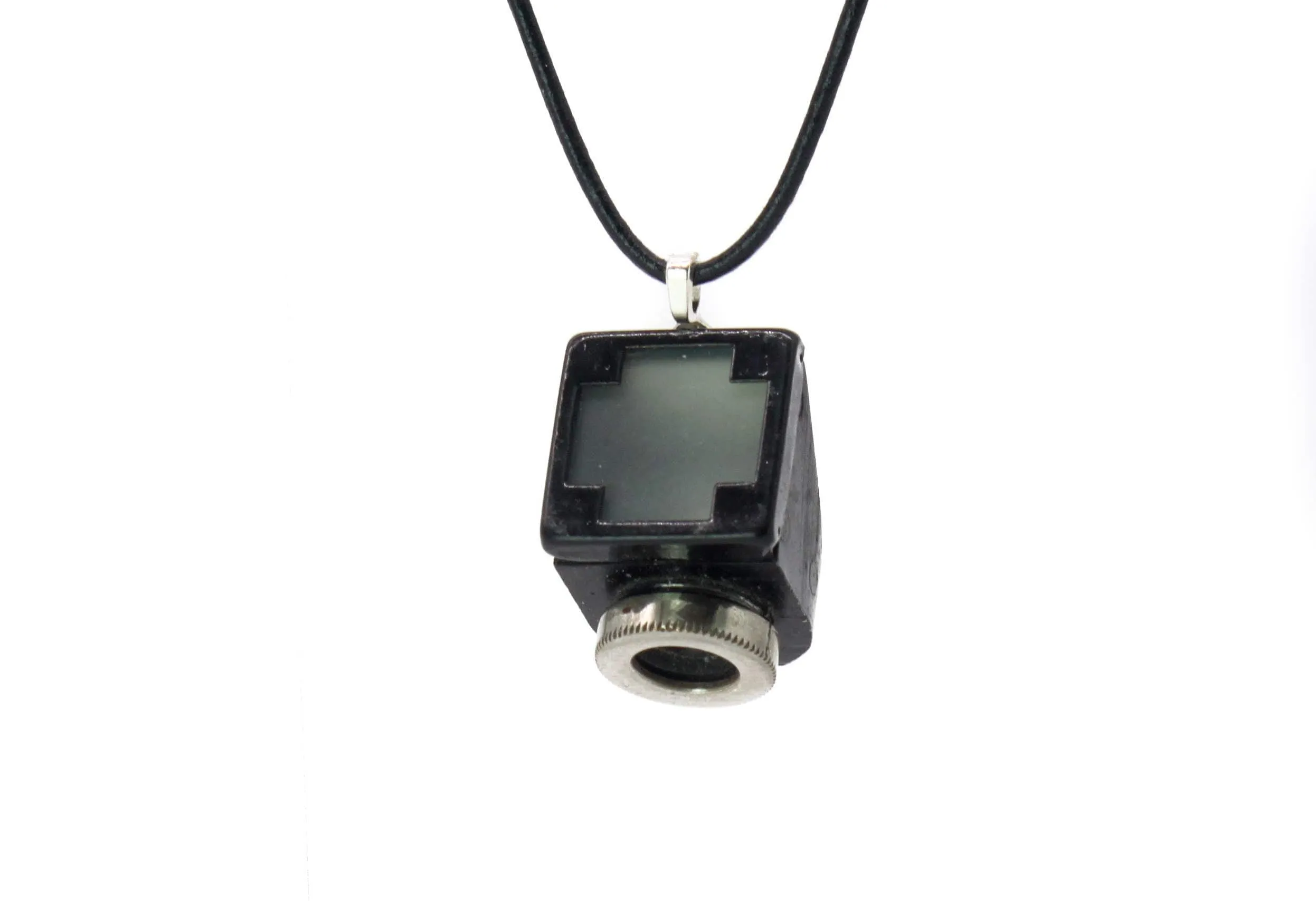 Vintage Frosted Viewfinder Pendant Necklace, Gift For Her, Eco-friendly upcycled Statement Jewelry, gift for her, handmade steampunk jewelry