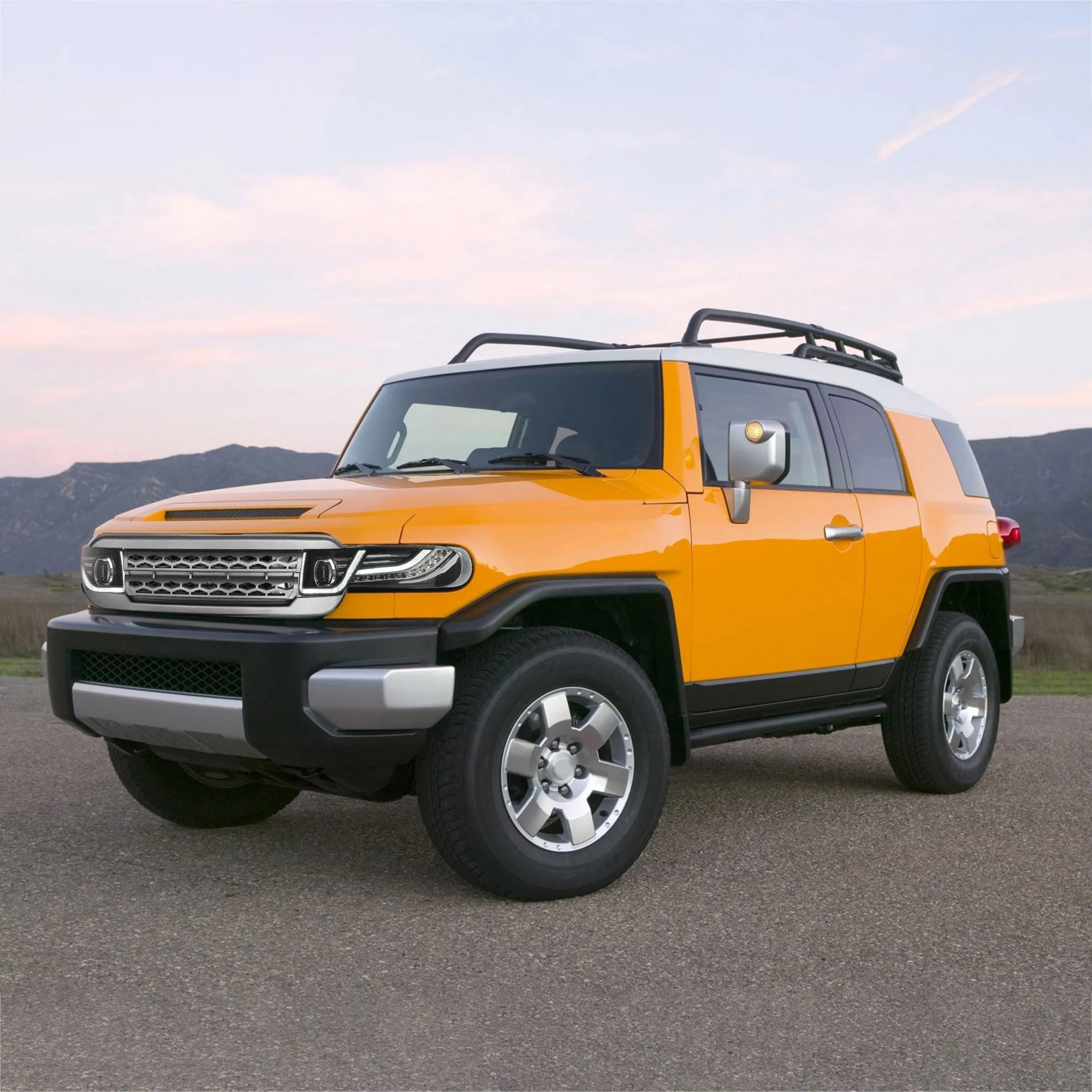 VLAND LED Headlights With Grille and Taillights with Bulbs For Toyota Fj Cruiser 2007-2023
