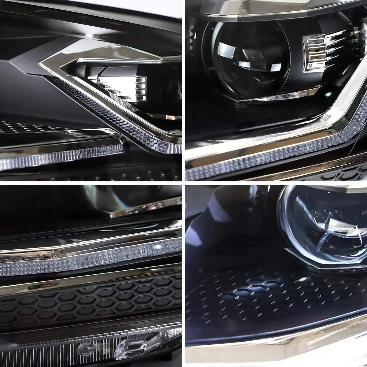 VLAND LED Projector Headlights For Volkswagen Golf MK7.5 2017-2020 (Europe is 2017-2020)