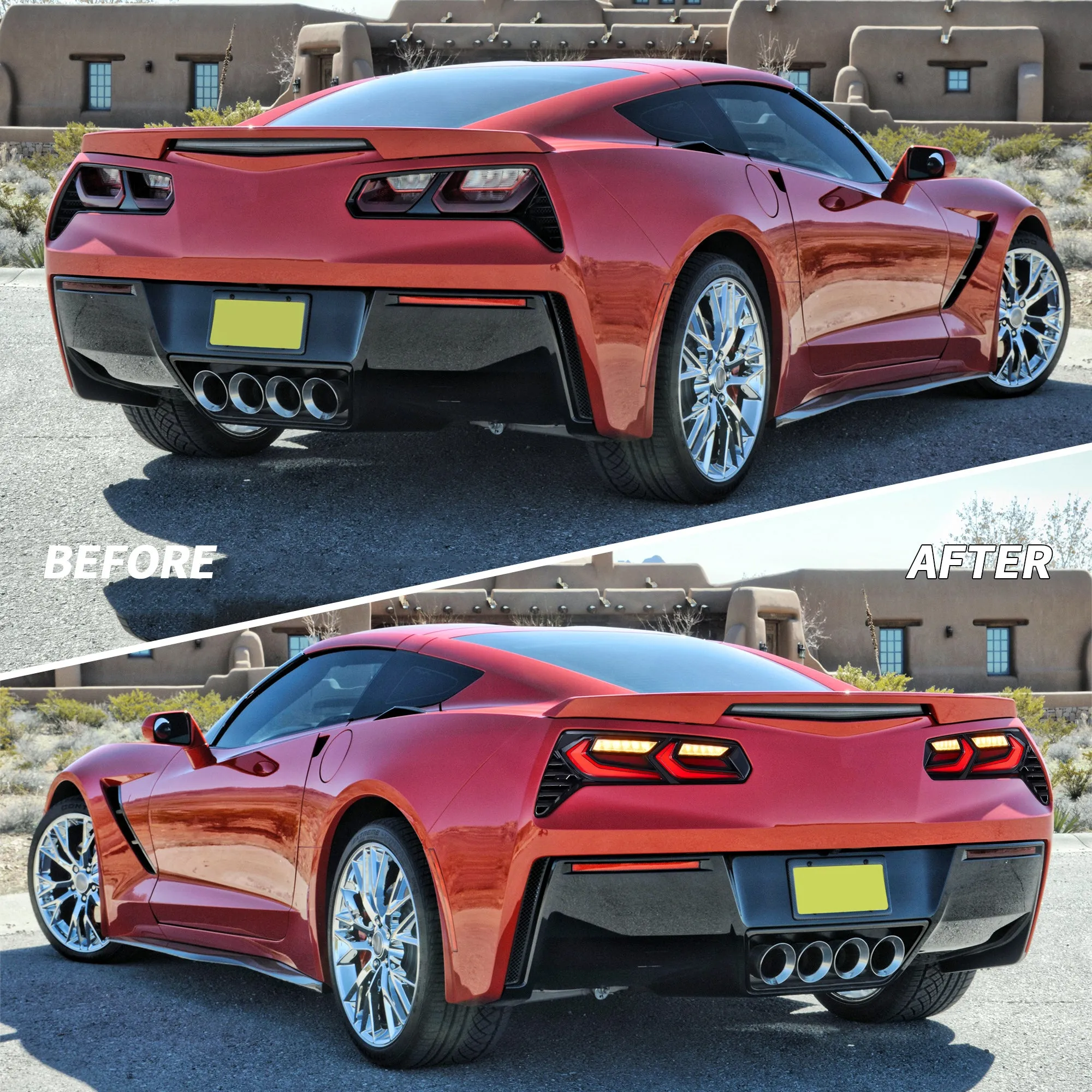 VLAND LED Taillights For Chevrolet Corvette C7 2014-2019 [DOT.]