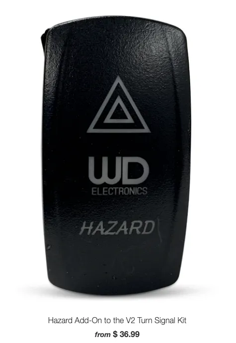WD Electronics Street Legal Turn Signal Kit for 2021  RZR 900 900S 1000S