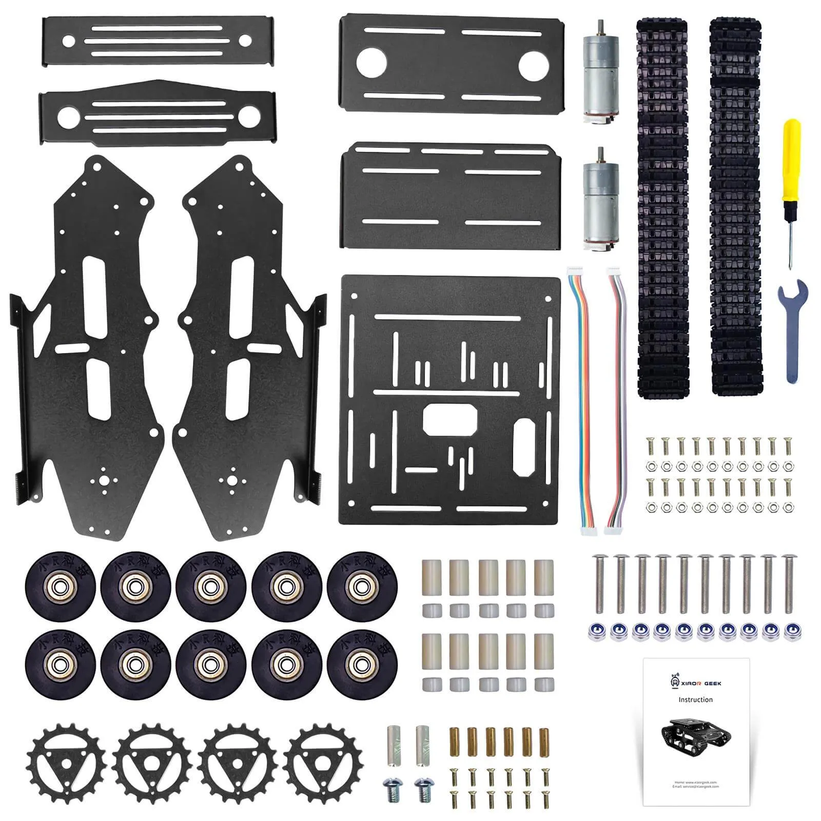 XiaoR GEEK TH tank chassis compatiable for Arduino/Raspberry pi