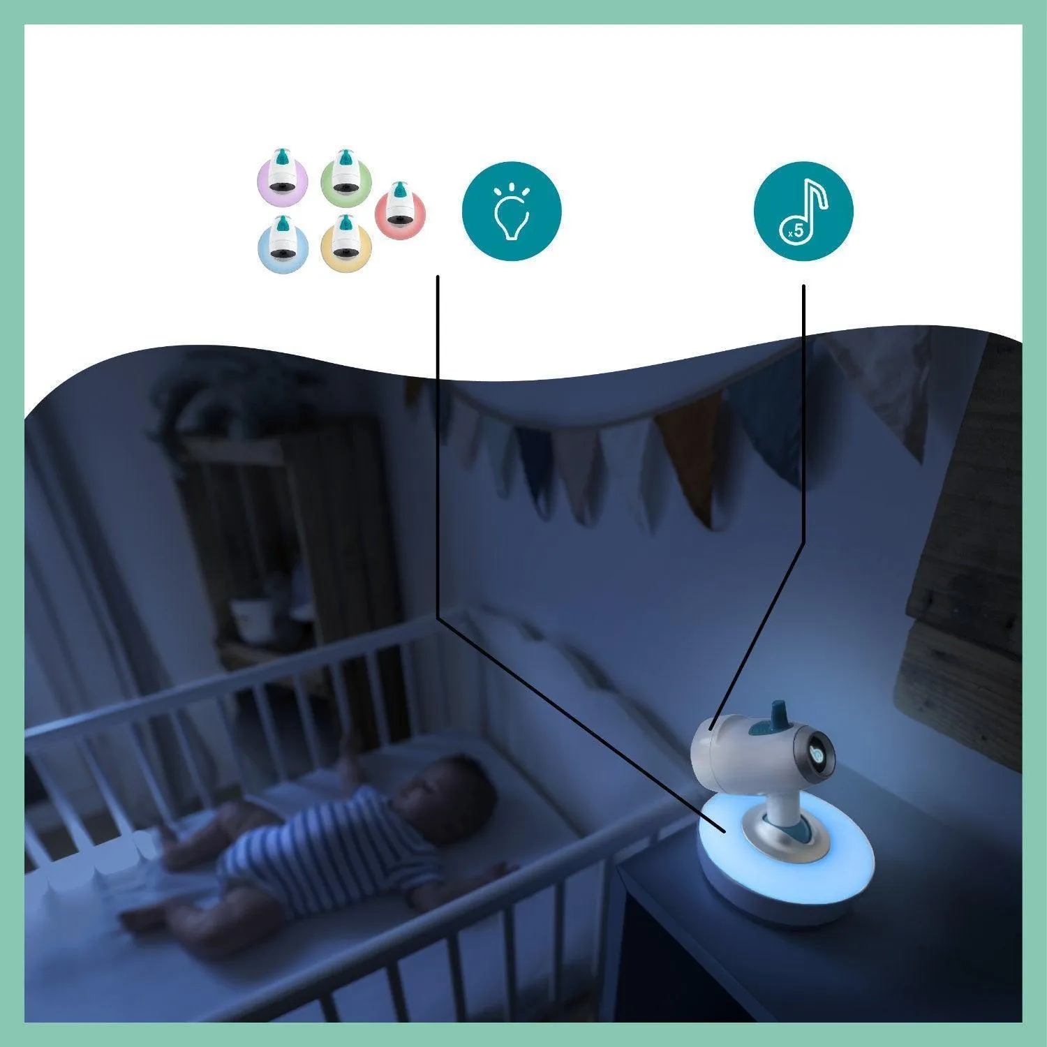 YOO-Moov 360° Video Baby Monitor