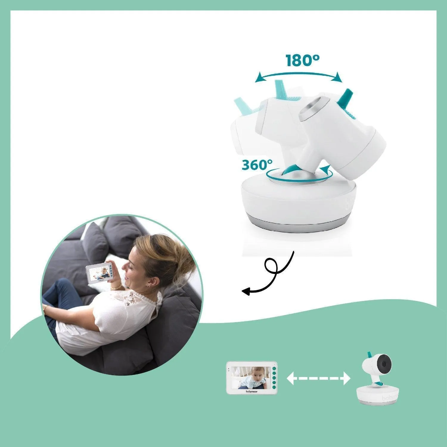 YOO-Moov 360° Video Baby Monitor